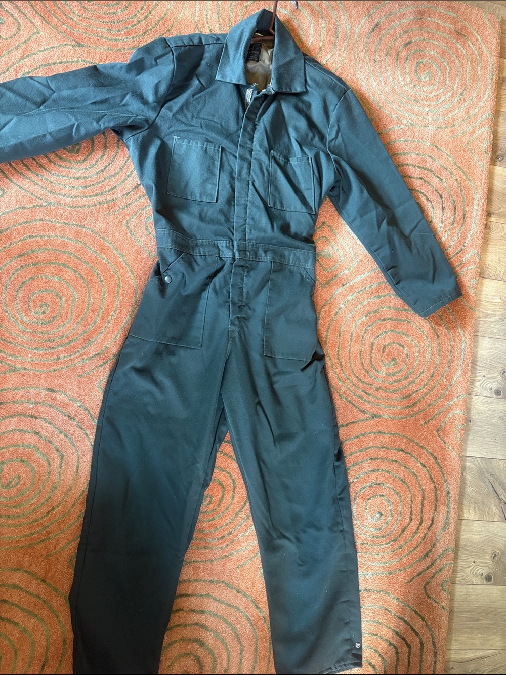 Sears Vintage Men’s or unisex Dark Green Utility Coverall Jumpsuit